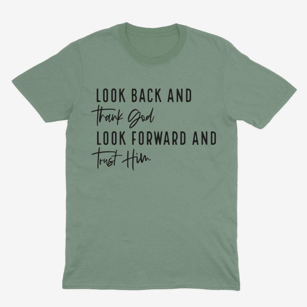 Sage "Look Back Look Forward" Christian t-shirt